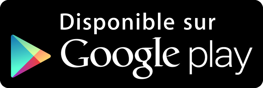 Disponible sur Google Play — application mobile et tablette